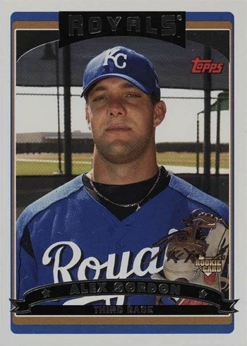 2006 Topps #297 Alex Gordon Rookie Card 2006 Topps #297 Alex Gordon Rookie Card