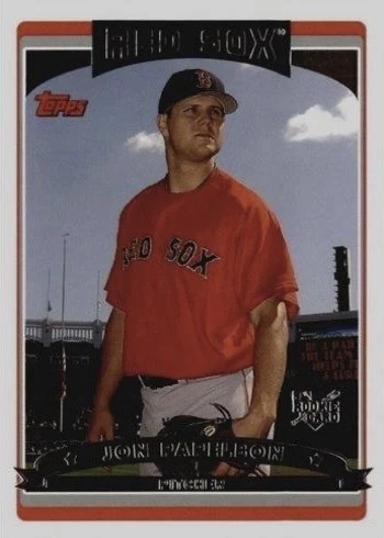 2006 Topps #355 Jonathan Papelbon Rookie Card 2006 Topps #355 Jonathan Papelbon Rookie Card