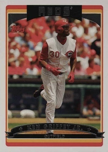 2006 Topps #387 Ken Griffey Jr. Baseball Card 2006 Topps #387 Ken Griffey Jr. Baseball Card