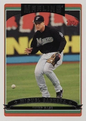 2006 Topps #410 Miguel Cabrera Baseball Card 2006 Topps #410 Miguel Cabrera Baseball Card