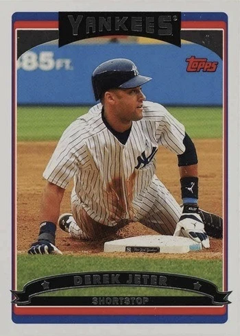 2006 Topps #500 Derek Jeter Baseball Card 2006 Topps #500 Derek Jeter Baseball Card