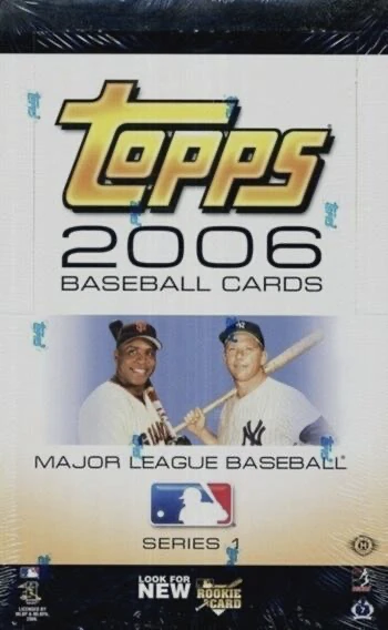 Unopened Box of 2006 Topps Baseball Cards