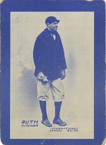 1914 Baltimore News Babe Ruth Baseball Card