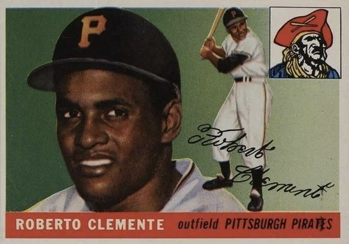 1955 Topps #164 Roberto Clemente Rookie Card 1955 Topps #164 Roberto Clemente Rookie Card