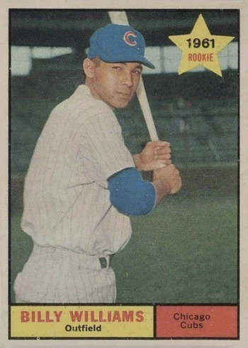 1961 Topps #141 Billy Williams Rookie Card