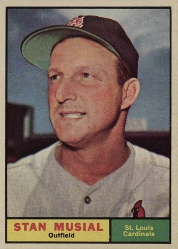 1961 Topps #290 Stan Musial Baseball Card