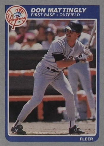 1985 Fleer #133 Don Mattingly Baseball Card