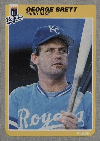 1985 Fleer #199 George Brett Baseball Card