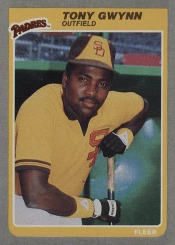 1985 Fleer #34 Tony Gwynn Baseball Card
