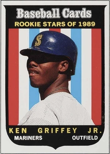 1989 Baseball Cards Magazine Repli-Cards #63 Ken Griffey Jr. Baseball Card