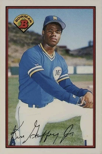 1989 Bowman Tiffany #220 Ken Griffey Jr. Rookie Card 1989 Bowman Tiffany #220 Ken Griffey Jr. Rookie Card