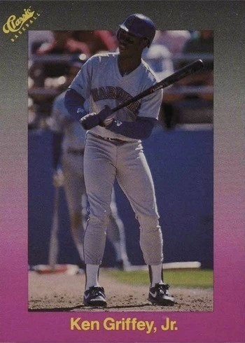 1989 Classic Travel Update II #192 Ken Griffey Jr. Rookie Card Purple