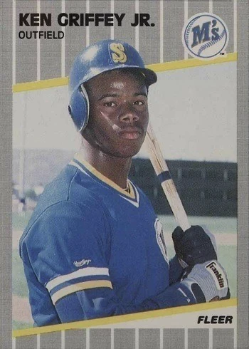 1989 Fleer #548 Ken Griffey Jr. Rookie Card