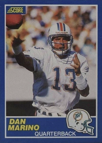 1989 Score #13 Dan Marino Football Card
