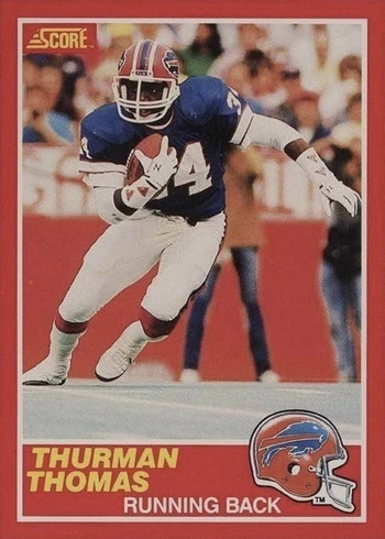 1989 Score #211 Thurman Thomas Rookie Card