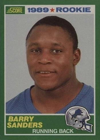 1989 Score #257 Barry Sanders Rookie Card