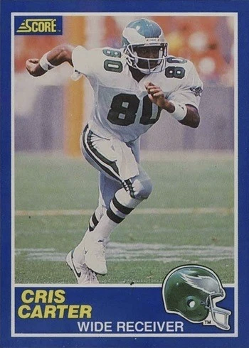 1989 Score #72 Cris Carter Rookie Card