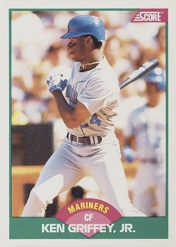 1989 Score Traded #100T Ken Griffey Jr. Rookie Card