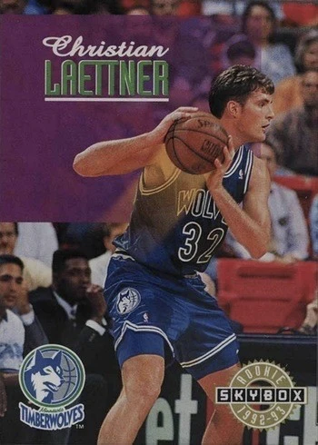 1992 SkyBox #369 Christian Laettner Rookie Card