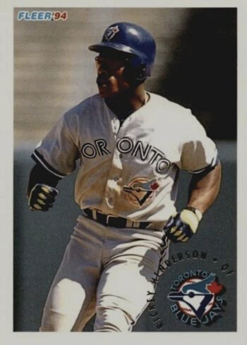 1994 Fleer #334 Rickey Henderson Baseball Card