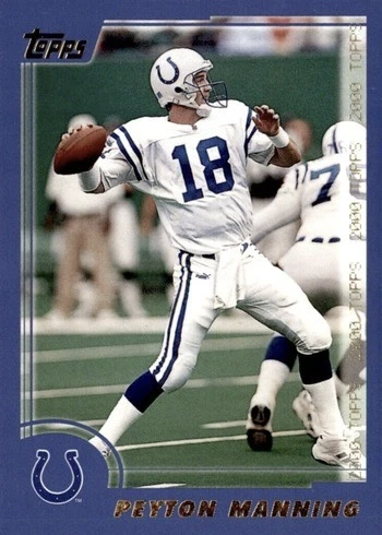 2000 Topps #100 Peyton Manning Football Card