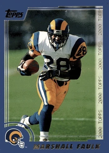 2000 Topps #200 Marshall Faulk Football Card