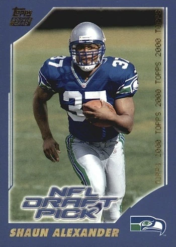 2000 Topps #371 Shaun Alexander Rookie Card