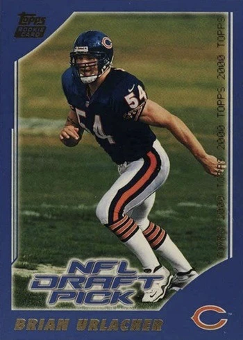 2000 Topps #383 Brian Urlacher Rookie Card