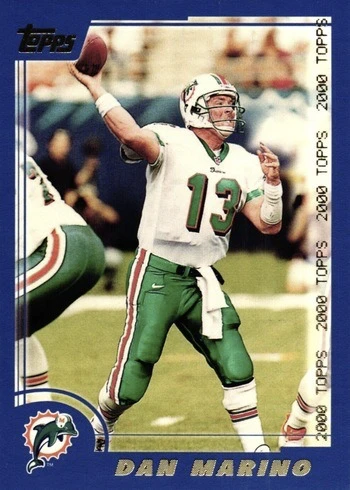 2000 Topps #40 Dan Marino Football Card