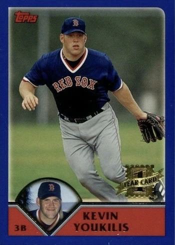 2003 Topps #311 Kevin Youkilis Rookie Card
