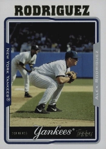 2005 Topps #1 Alex Rodriguez Baseball Card 2005 Topps #1 Alex Rodriguez Baseball Card
