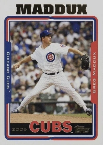 2005 Topps #155 Greg Maddux Baseball Card
