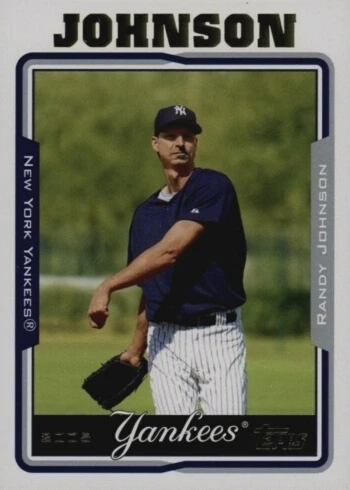 2005 Topps #370 Randy Johnson Baseball Card 2005 Topps #370 Randy Johnson Baseball Card