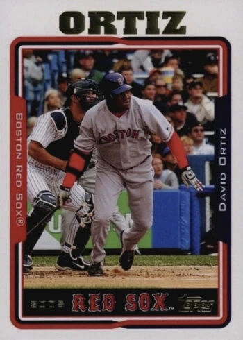 2005 Topps #49 David Ortiz Baseball Card 2005 Topps #49 David Ortiz Baseball Card
