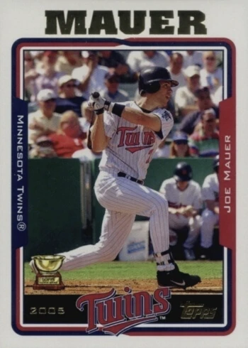 2005 Topps #510 Joe Mauer Baseball Card 2005 Topps #510 Joe Mauer Baseball Card