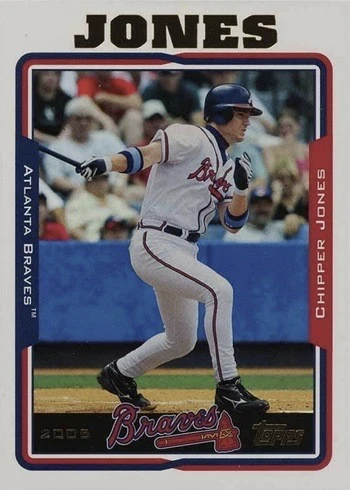 2005 Topps #530 Chipper Jones Baseball Card 2005 Topps #530 Chipper Jones Baseball Card
