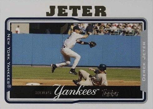 2005 Topps #600 Derek Jeter Baseball Card