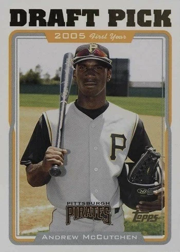 2005 Topps Updates & Highlights #UH329 Andrew McCutchen Rookie Card