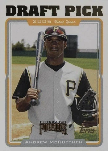 2005 Topps Updates & Highlights #UH329 Andrew McCutchen Rookie Card 2005 Topps Updates & Highlights #UH329 Andrew McCutchen Rookie Card