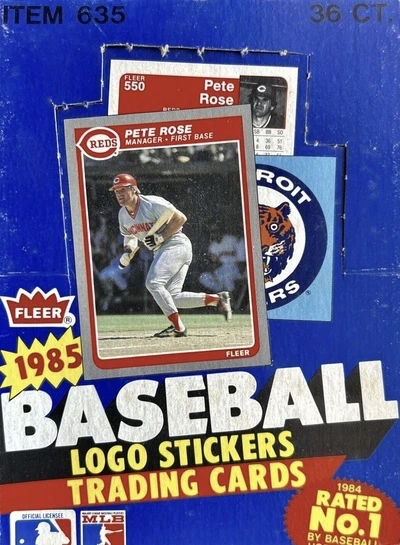 Unopened Box of 1985 Fleer Baseball Cards