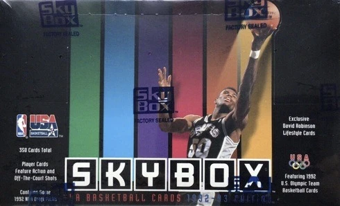 Unopened Box of 1992 SkyBox Basketball Cards Unopened Box of 1992 SkyBox Basketball Cards