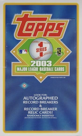 Unopened Box of 2003 Topps Baseball Cards