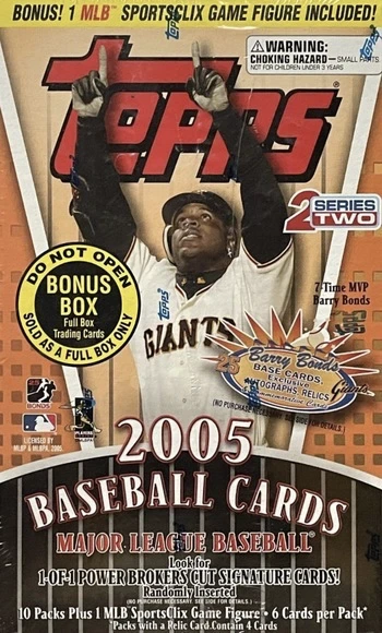 Unopened Box of 2005 Topps Baseball Cards