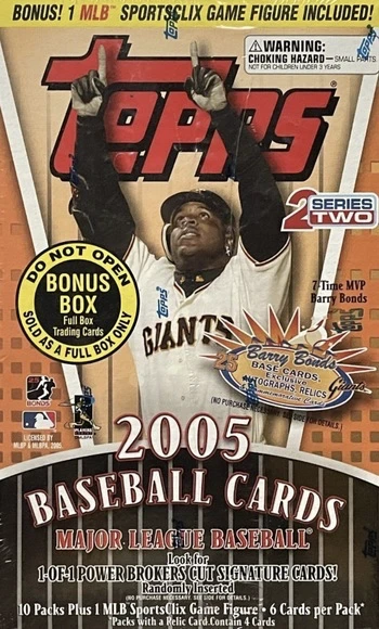 Unopened Box of 2005 Topps Baseball Cards Unopened Box of 2005 Topps Baseball Cards