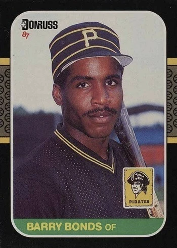 1987 Donruss #361 Barry Bonds Rookie Card