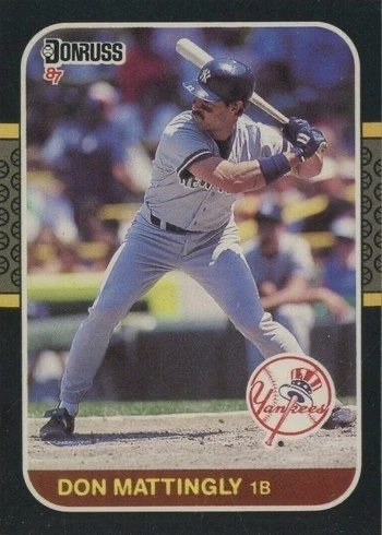 1987 Donruss #52 Don Mattingly Baseball Card