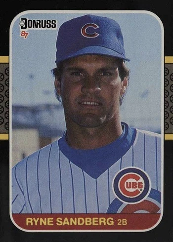 1987 Donruss #77 Ryne Sandberg Baseball Card