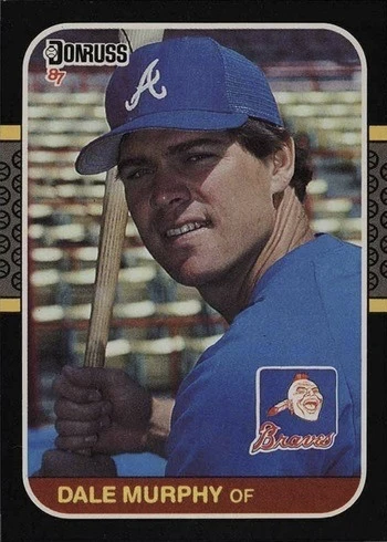 1987 Donruss #78 Dale Murphy Baseball Card