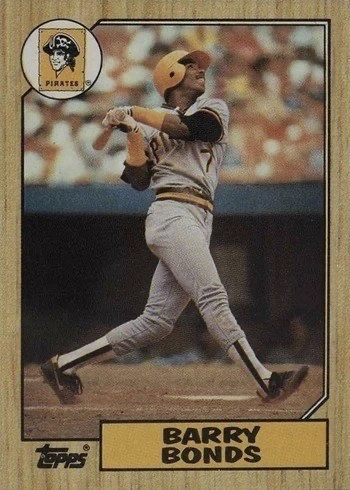 1987 Topps #320 Barry Bonds Rookie Card