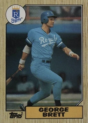 1987 Topps #400 George Brett Baseball Card 1987 Topps #400 George Brett Baseball Card